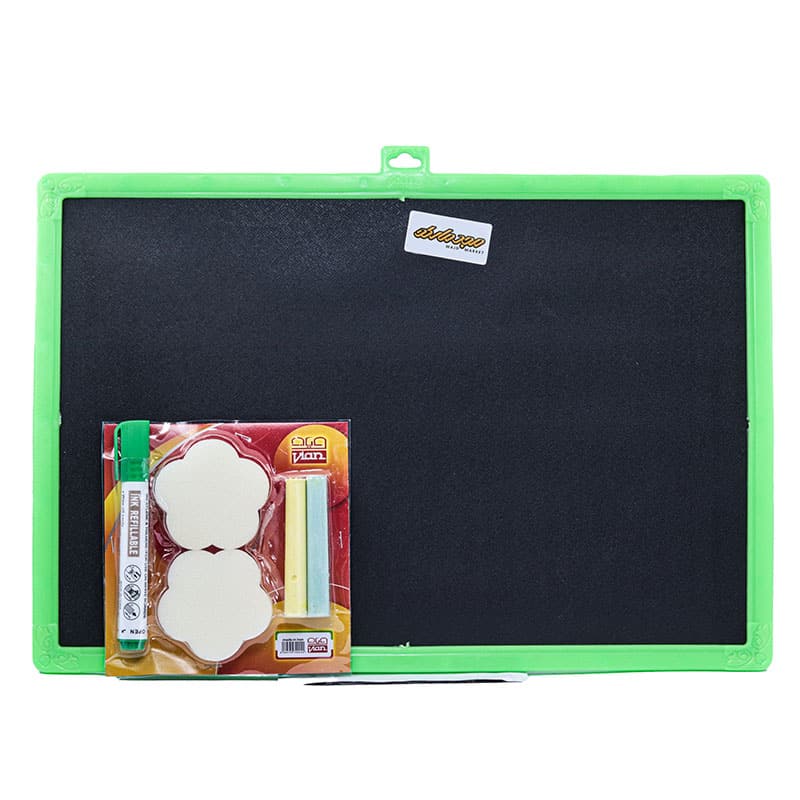 تخته دورو وایت و بلک مغناطیسی طرح یونی کورن سبز ویان (1)