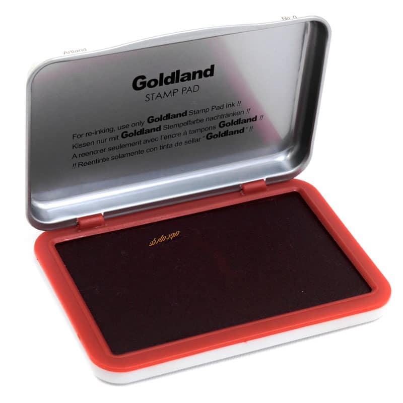 استامپ قرمز آرت لند مدل گلدلند سایز متوسط (5)