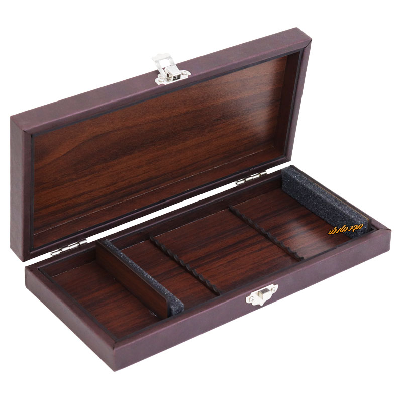 جعبه چوبی مداد رنگی 12 رنگ رزا