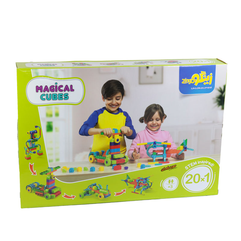 بازی فکری مکعب های جادویی 201 142 قطعه زینگو (2)