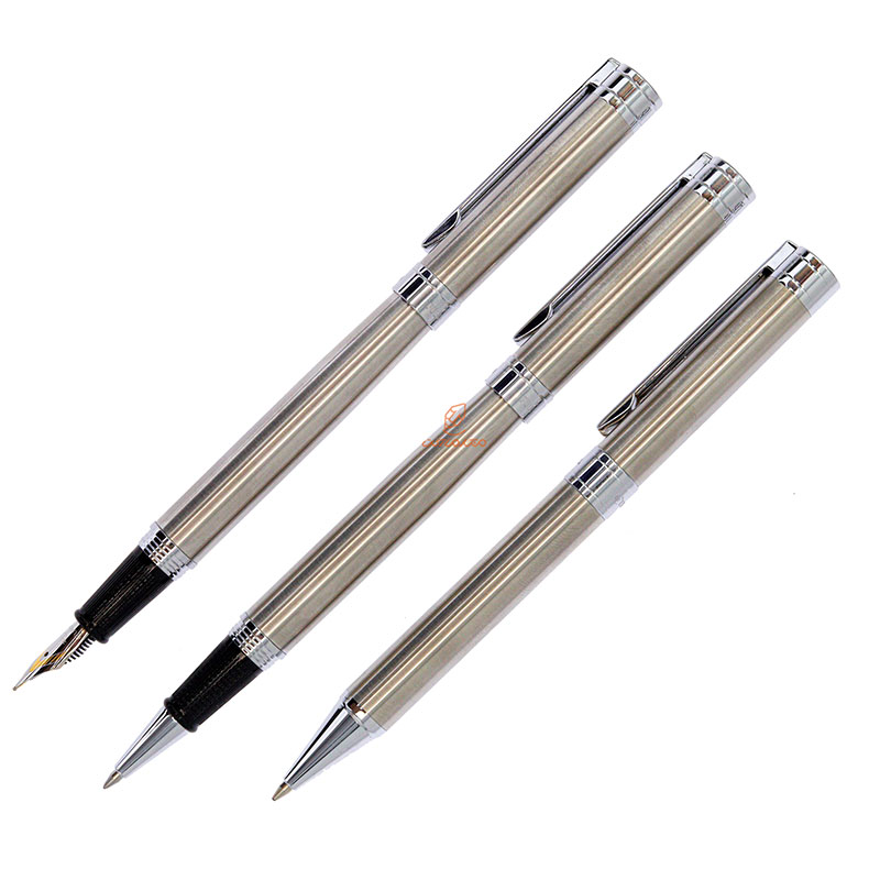 ست خودکار خودنویس روان نویس استیل یوروپن مدل FULL