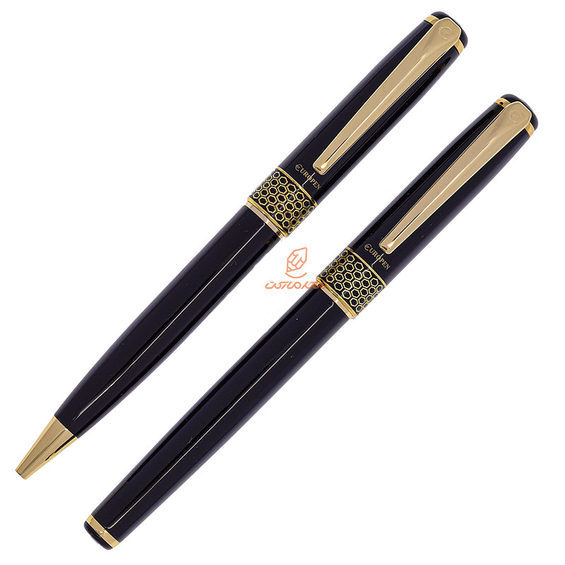 ست خودکار و خودنویس مشکی یوروپن مدل BEE (2)