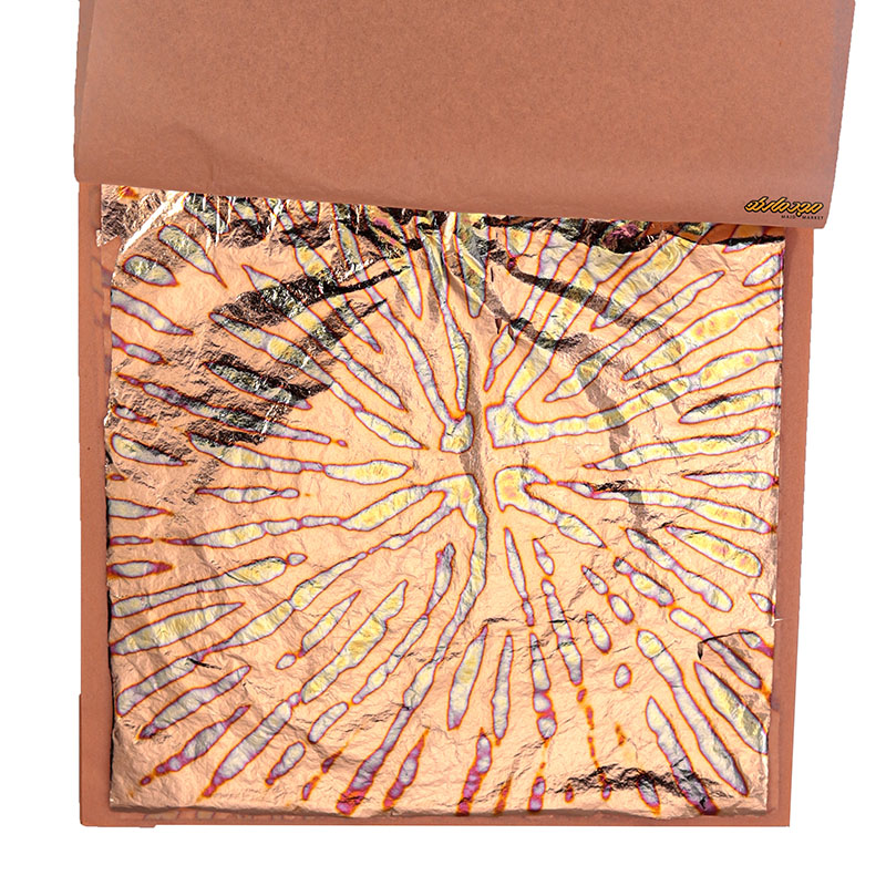 ورق طلا طرح دار 25 برگی کد 18 صنایع هنری آرتیست