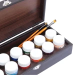 جعبه چوبی گواش 12 عددی رزا (8)