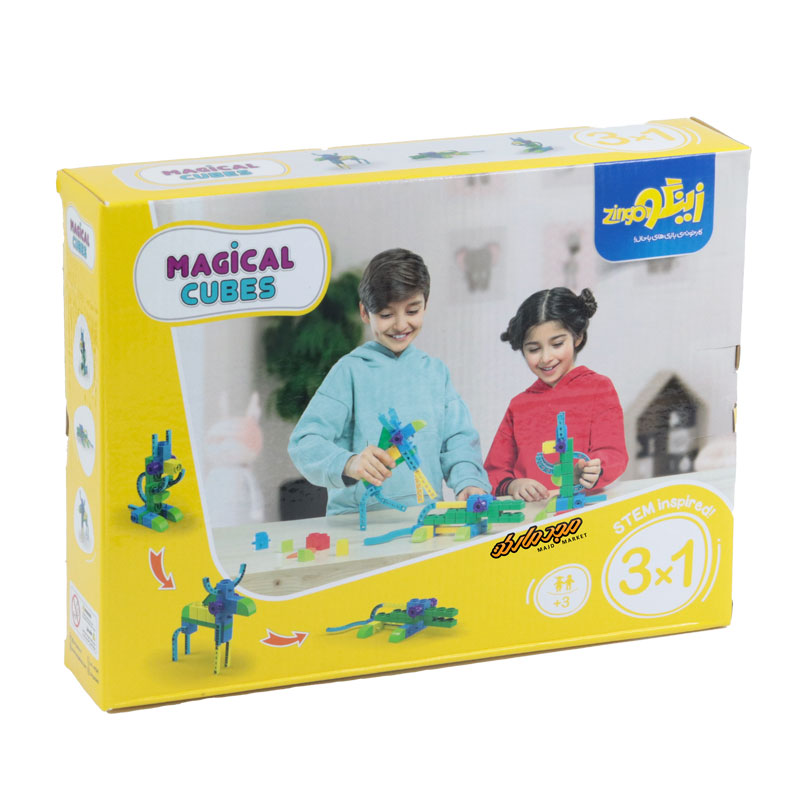 بازی فکری مکعب های جادویی 13 32 قطعه (2)