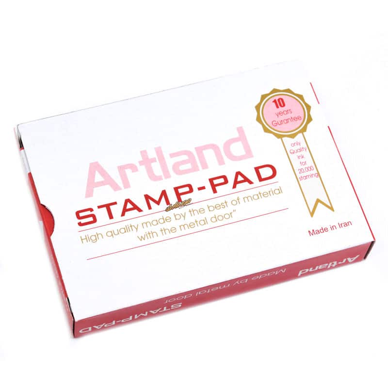 استامپ قرمز آرت لند مدل گلدلند سایز متوسط (3)