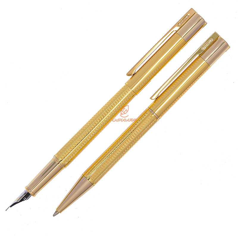 ست خودکار خودنویس طلایی یوروپن مدل FLASH (7)