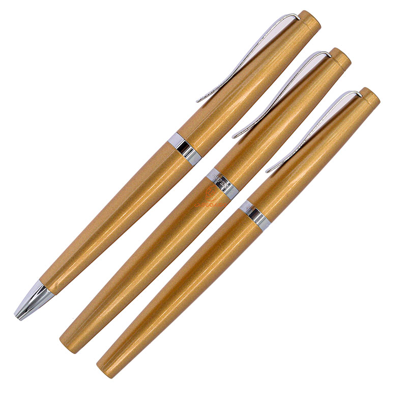 ست خودکار خودنویس روان نویس طلایی یوروپن مدل VITA (6)