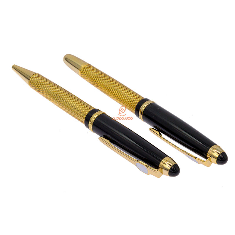 ست خودکار خودنویس نیمه طلایی مشکی یوروپن مدل GALLERY (5)