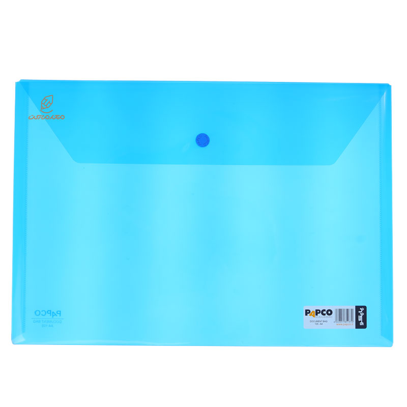 پوشه پلاستیکی دکمه دار A4 کد 105 پاپکو PAPCO (4)