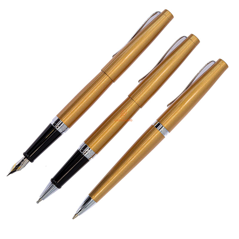 ست خودکار خودنویس روان نویس طلایی یوروپن مدل VITA (1)