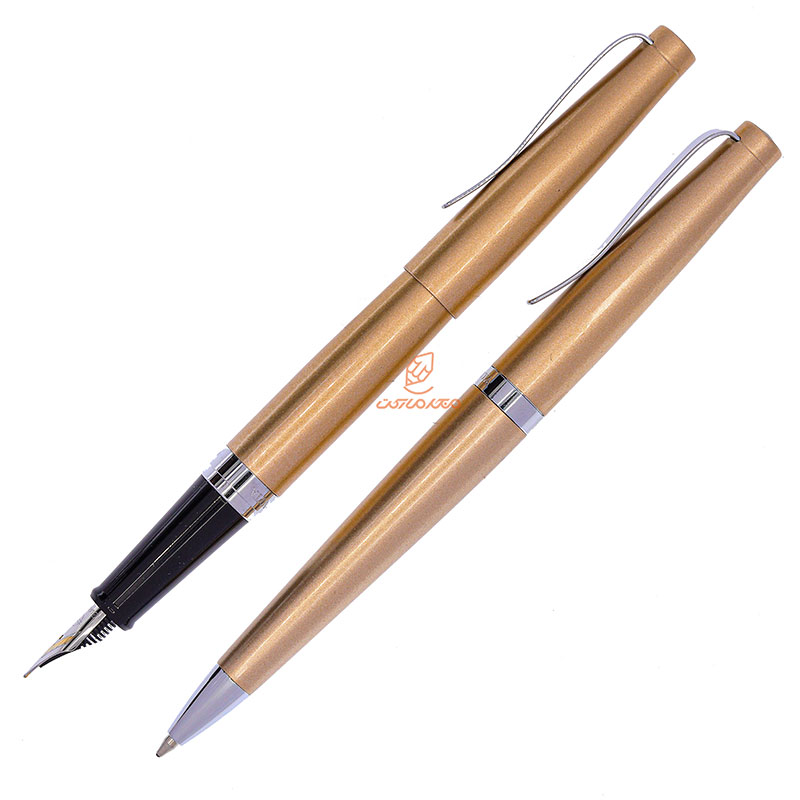 ست خودکار خودنویس طلایی یوروپن مدل VITA