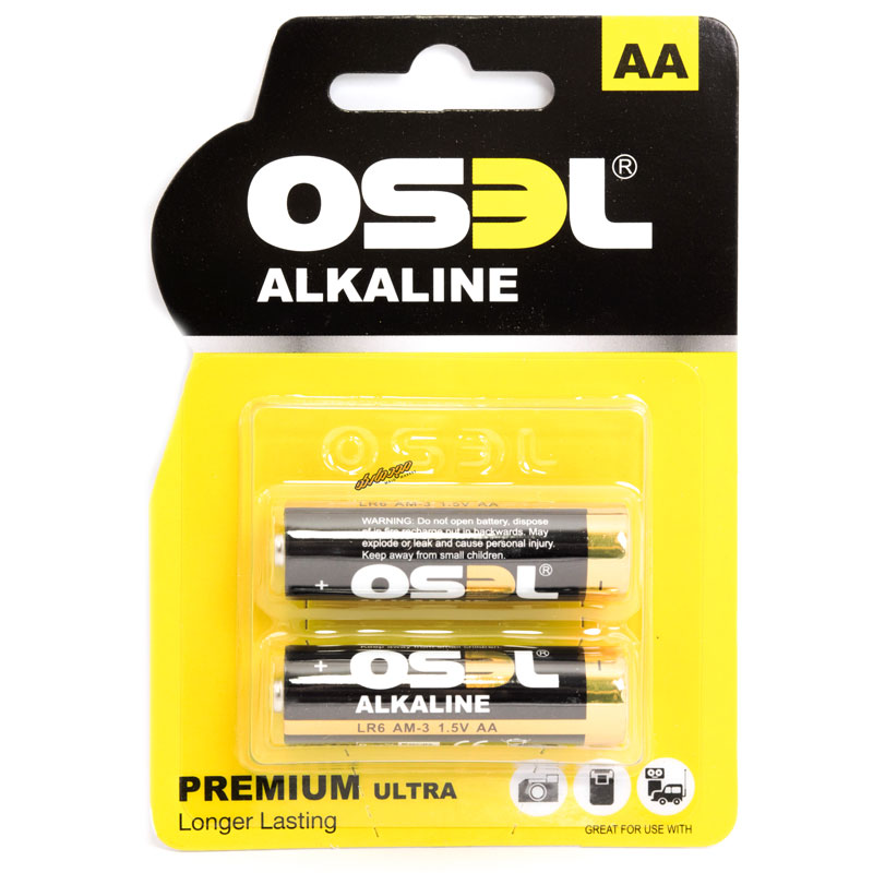 باتری قلمی آلکالاین اوسل بسته دو عددی OSEL