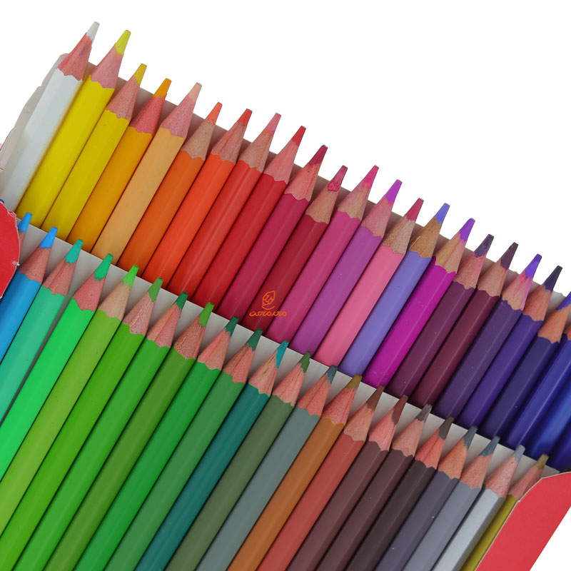 مداد رنگی 48 رنگ جعبه مقوایی طرح پسر و اسب فکتیس FACTIS (1)