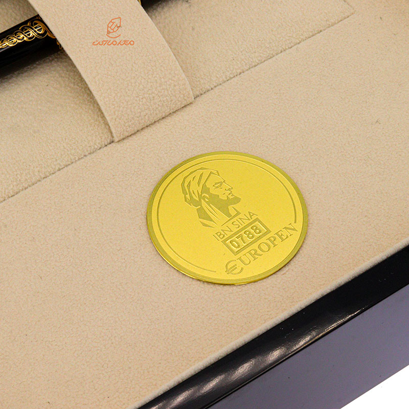 ست خودنویس روان نویس مشکی یوروپن مدل IBN SINA (9)