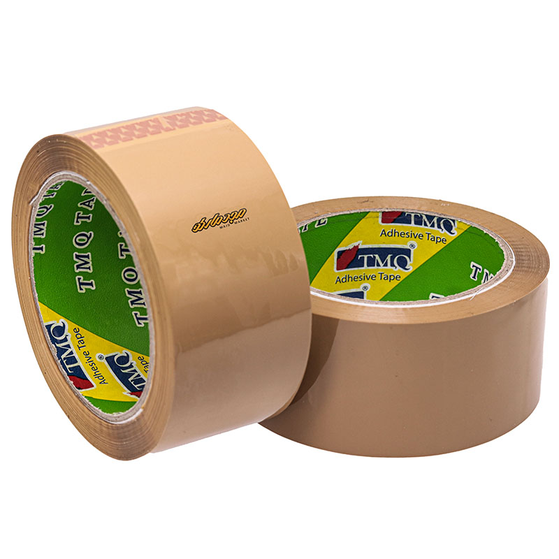 چسب 5 سانت 90 یارد پهن قهوه ای 42 میکرون تی ام کیو