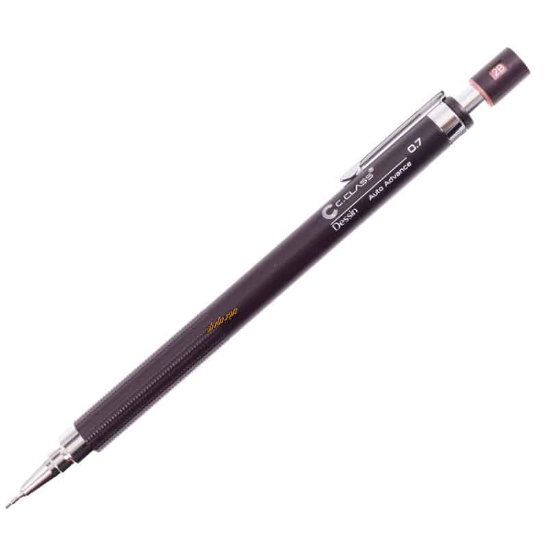 اتود اتوماتیک 0.7 قهوه ای سی کلاس مدل C.CLASS DESSIN