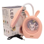 چراغ مطالعه رومیزی HK33222 صورتی طرح خرگوش (5)