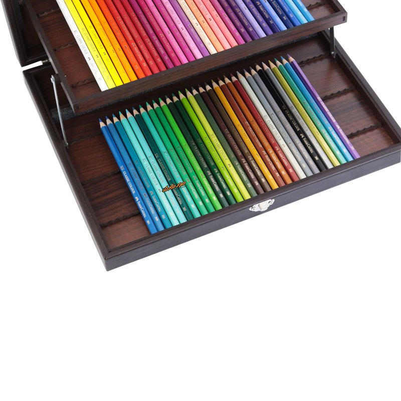 جعبه چوبی مداد رنگی 60 رنگ رزا (6)