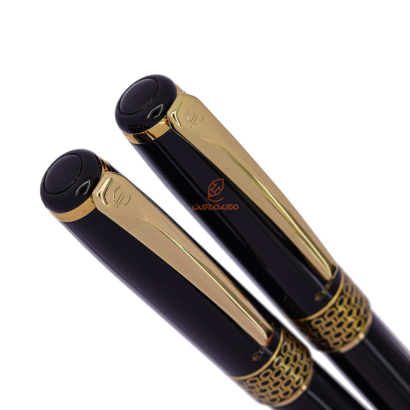 ست خودکار و خودنویس مشکی یوروپن مدل BEE (5)