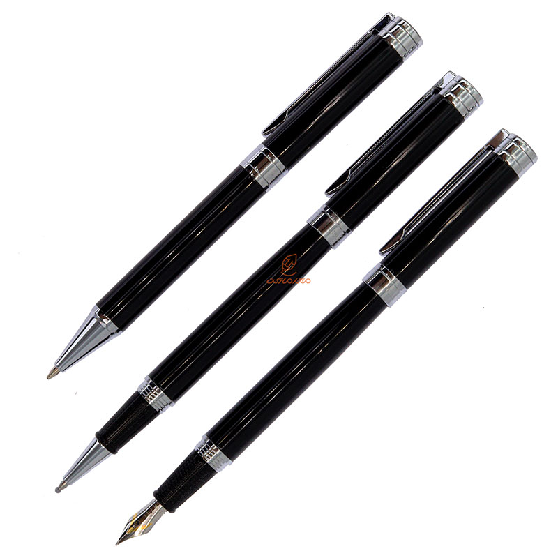 ست خودکار خودنویس روان نویس مشکی یوروپن مدل FULL (4)