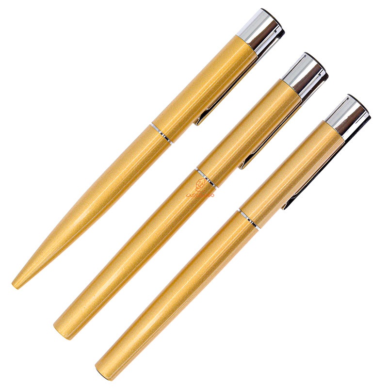 ست خودکار خودنویس روان نویس طلایی یوروپن مدل ENTER (6)