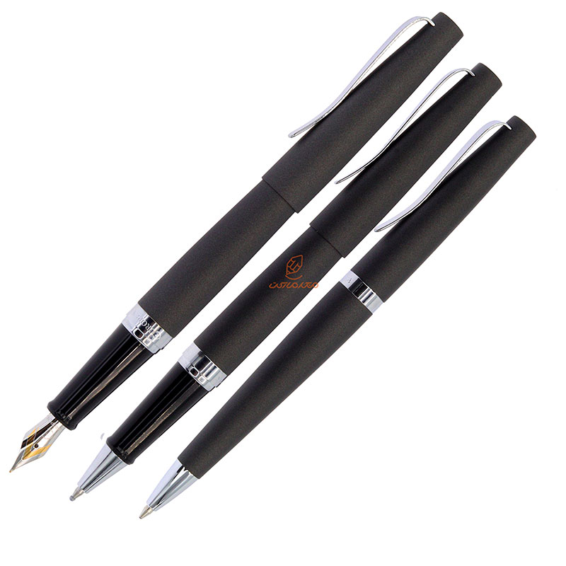 ست خودکار خودنویس روان نویس طوسی مات یوروپن مدل VITA (9)