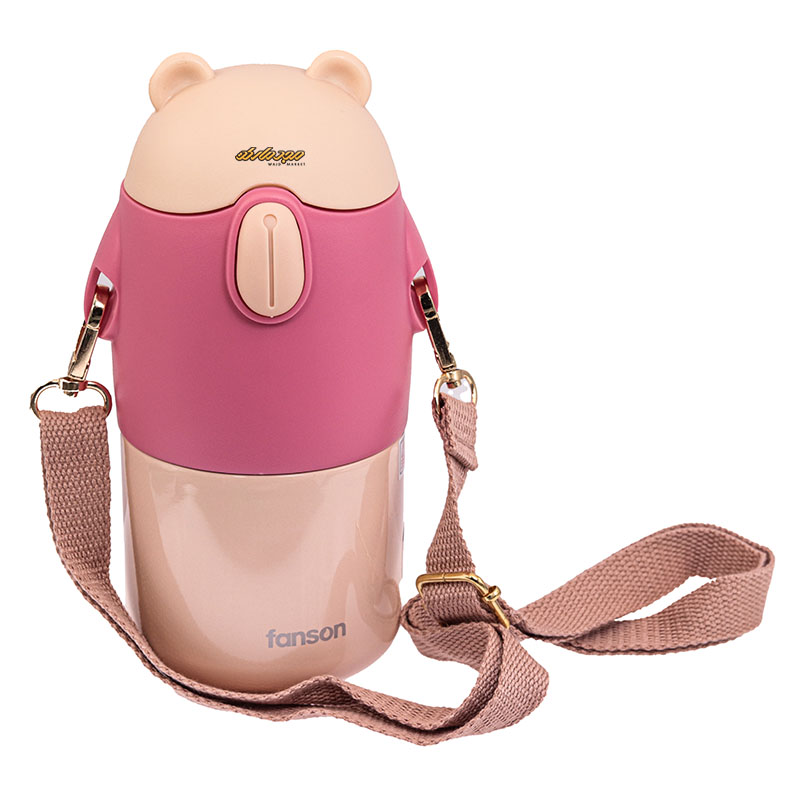 فلاسک صورتی طرح خرس فنسون Fanson