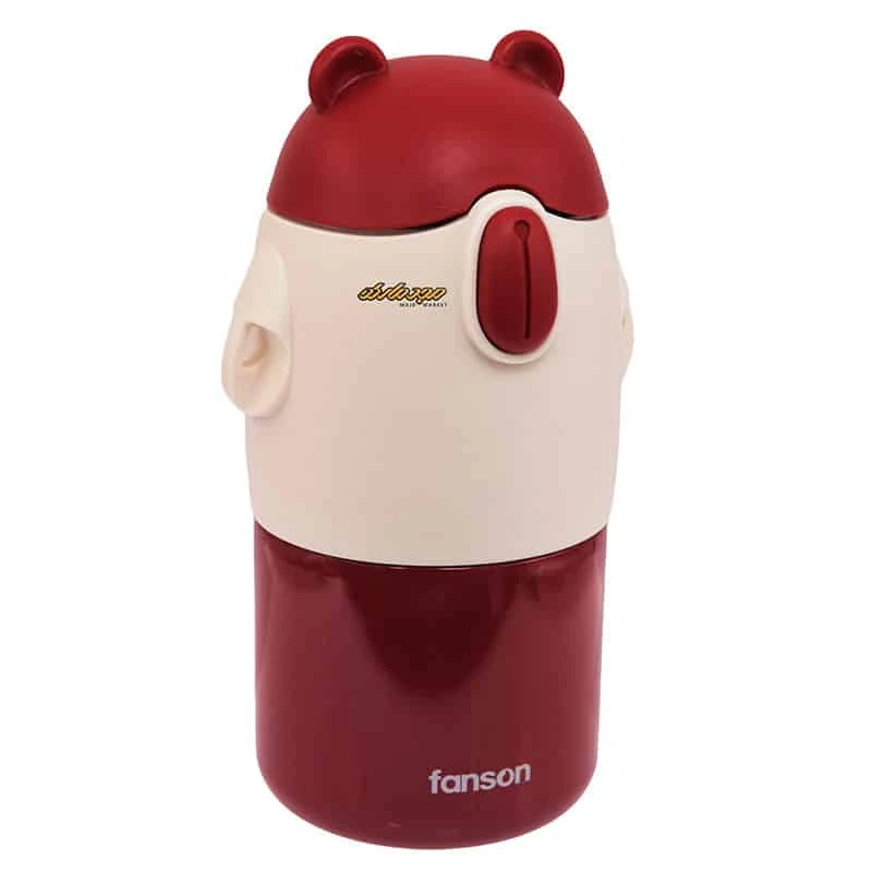 قمقمه قرمز طرح خرس فنسون Fanson (1)