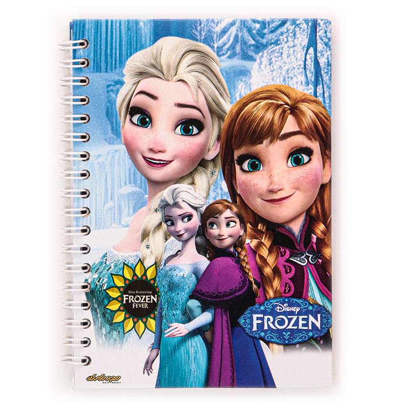 دفتر خاطرات قفل دار طرح فروزن سنجاقک (3)