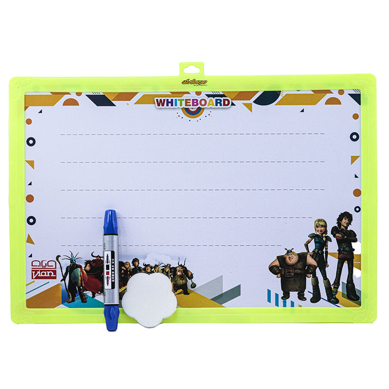 تخته وایت برد زرد طرح اژدها سواران ویان