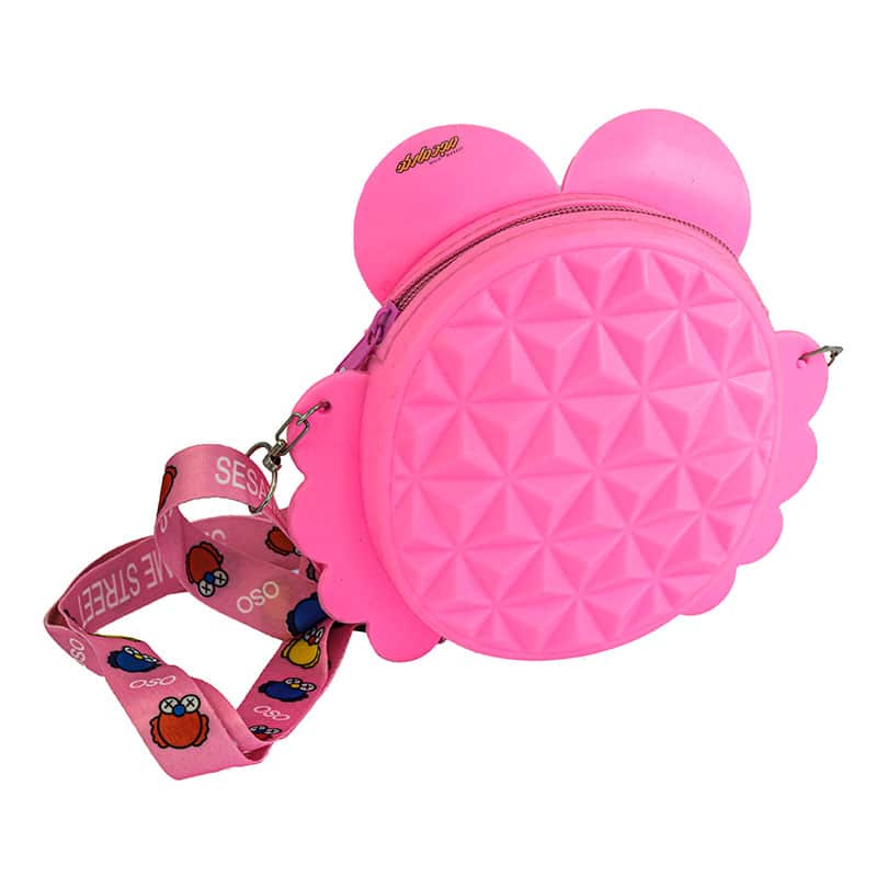 کیف پاپ ایتی سیلیکونی صورتی طرح جغد (3)