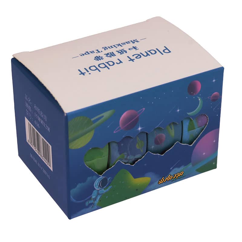 چسب نواری آبی طرح کهکشانی 636 (2)