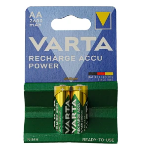 باتری قلمی شارژی 2600mA بسته دو عددی وارتا VARTA