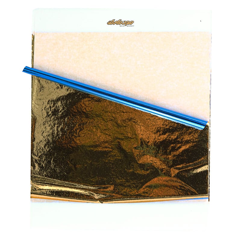 ورق آبی طلایی 100 برگی هنری آرتیست