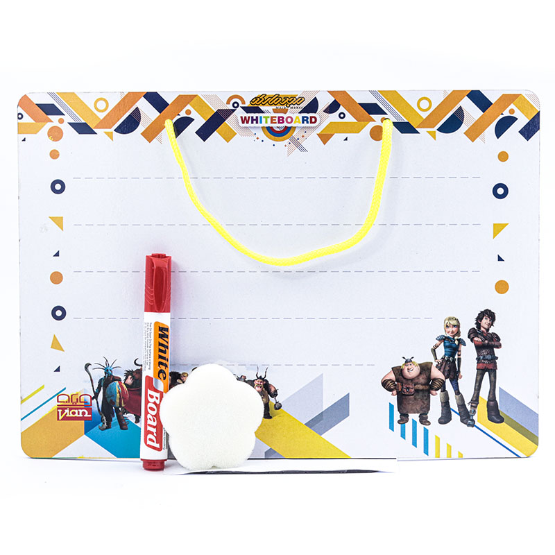 تخته وایت برد چوبی طرح اژدها سواران ویان