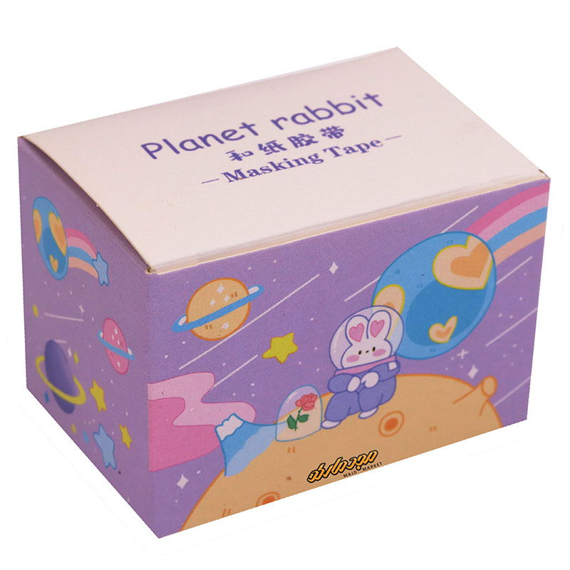 چسب نواری بنفش طرح خرگوش 636 (3)