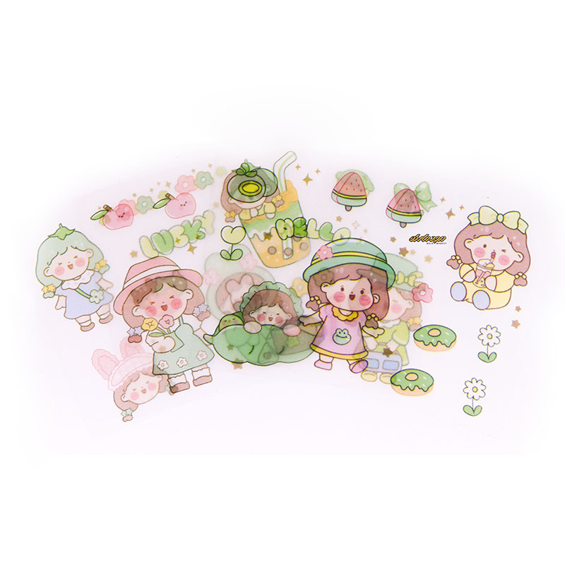 چسب نواری طرح دار سبز 20801 (2)