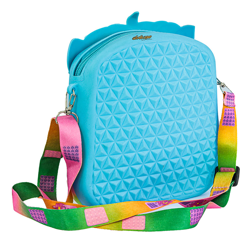 کیف پاپ ایتی سیلیکونی آبی طرح تک شاخ (2)