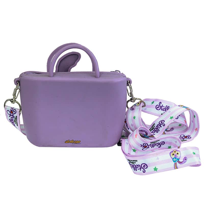 کیف سیلیکونی بنفش طرح خرگوشی (2)