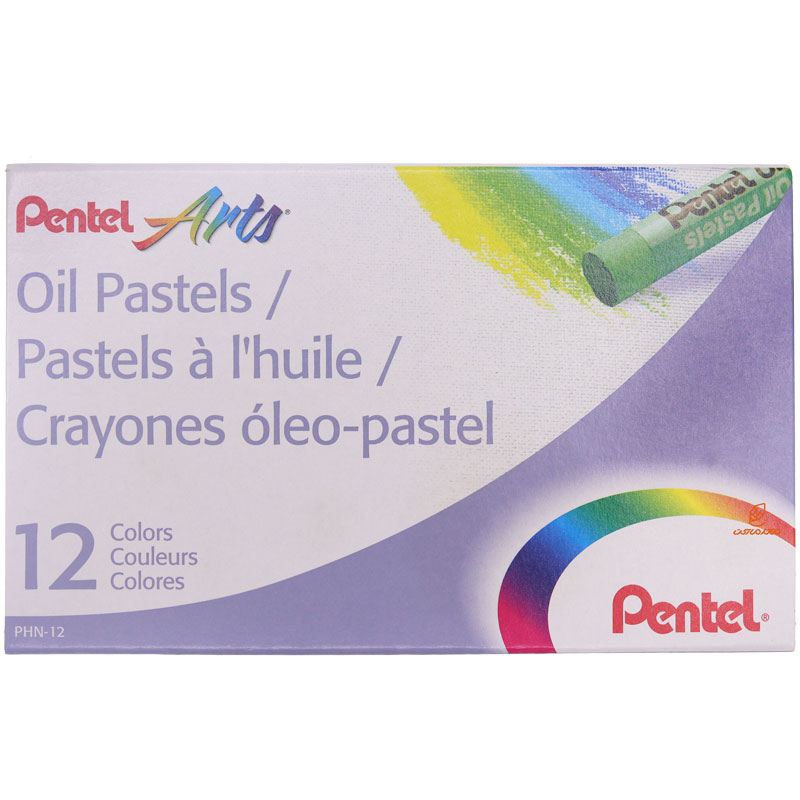 پاستل روغنی 12 رنگ پنتل