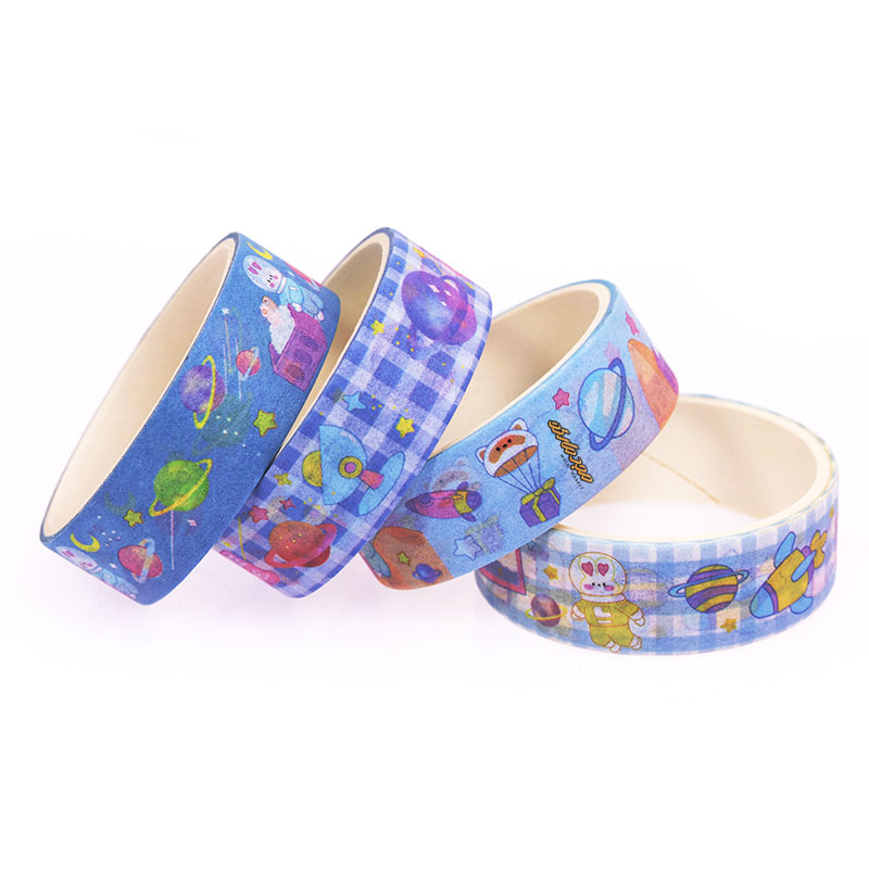 چسب نواری آبی طرح خرگوش 636