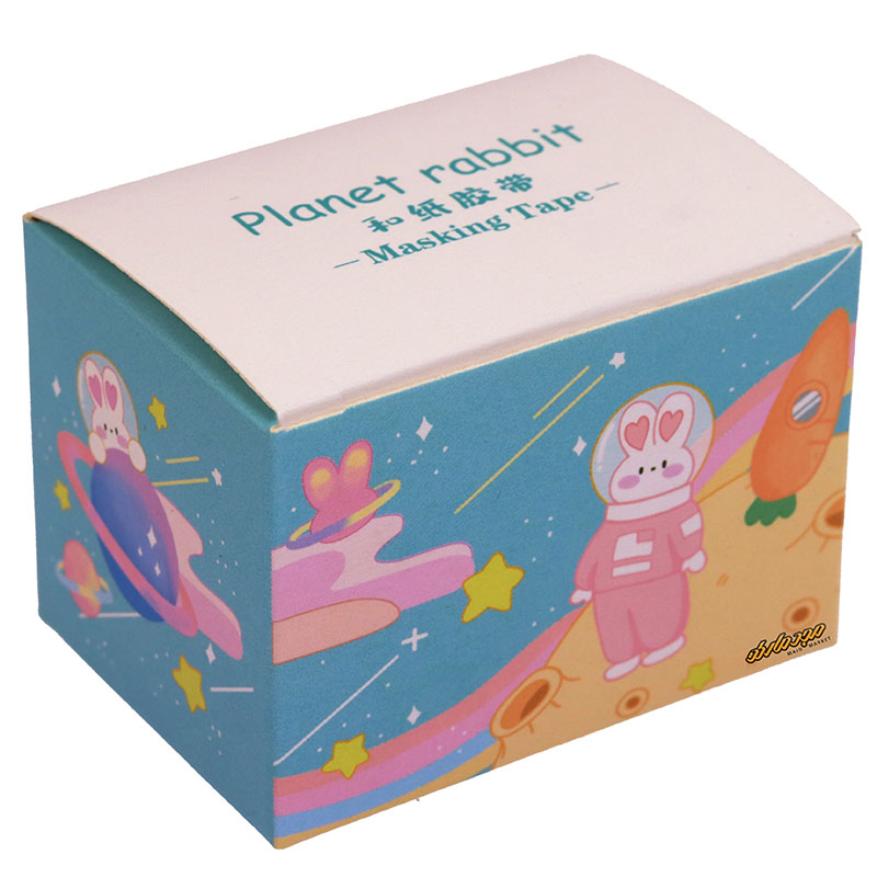 چسب نواری سبز آبی طرح خرگوش 636 (3)