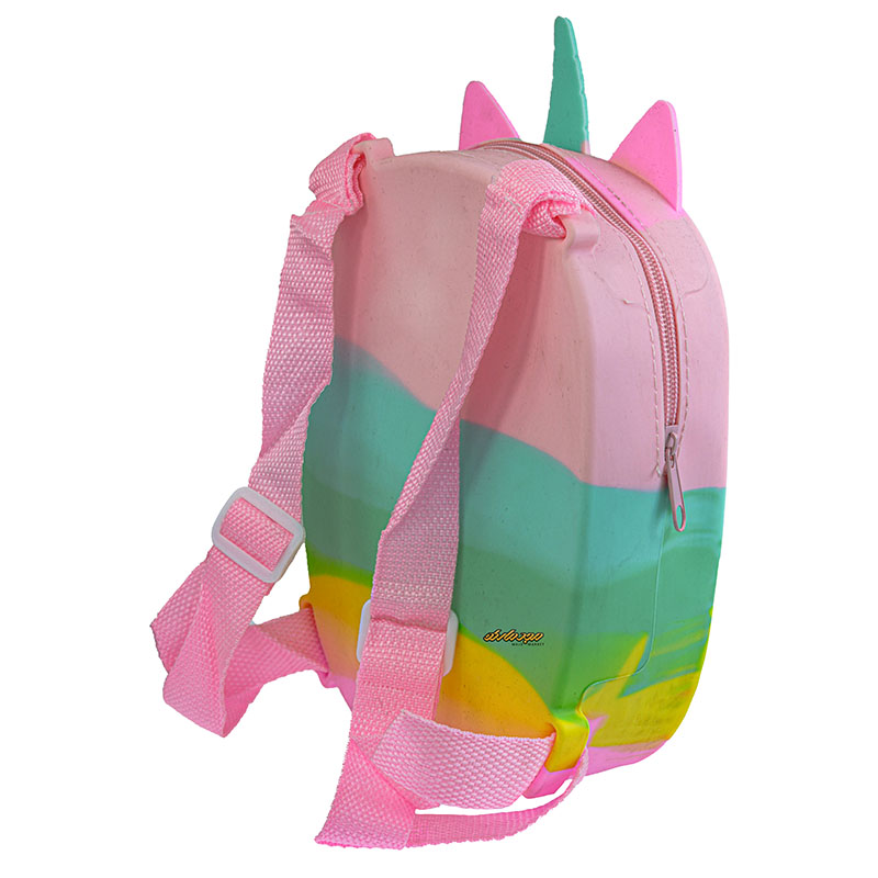 کوله پاپ ایتی سیلیکونی رنگین کمونی طرح تک شاخ کد 102 (2)