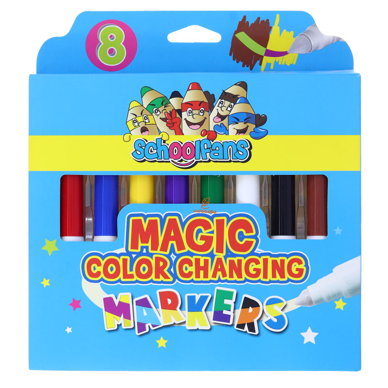 ماژیک 8 رنگ اسکول فنس SCHOOL FANS FA92406