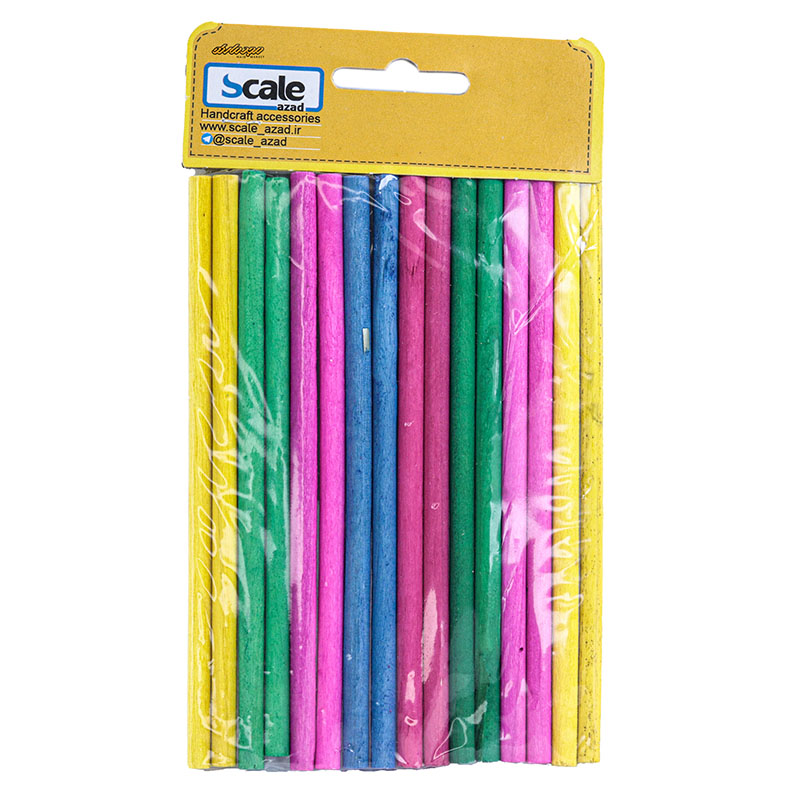 چوب بستنی گرد رنگی اسکیل SCALE (3)