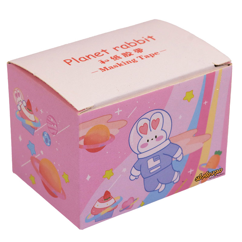 چسب نواری صورتی طرح خرگوش 636 (2)