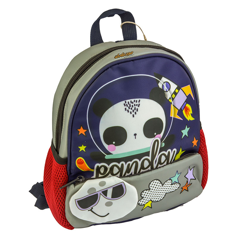 کوله پشتی مهد کودک سرمه ای طرح پاندا مدل 2142 کینگ