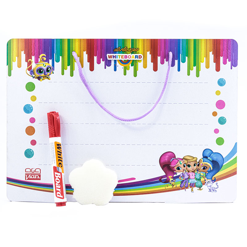 تخته وایت برد چوبی طرح دختر ویان