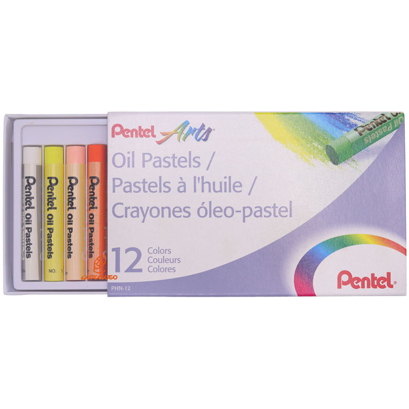 پاستل روغنی 12 رنگ پنتل (4)
